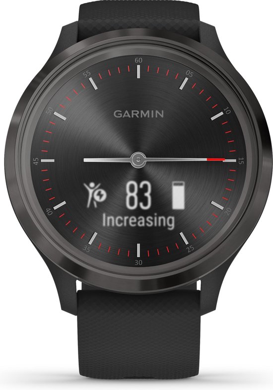 Garmin Vivomove 3 - hybride smartwatch - zwart
