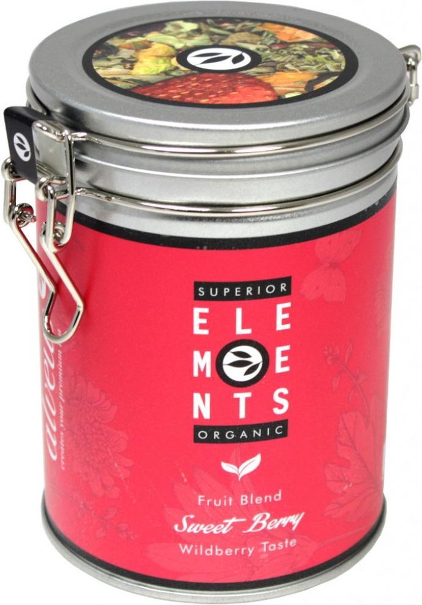 Sweet Berry biologische thee in luxe bewaarblik | 100 gram