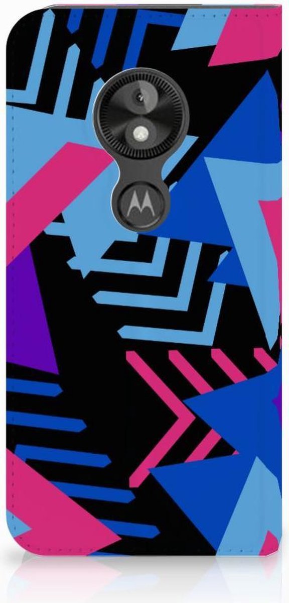 Motorola Moto E5 Play Stand Case Funky Triangle
