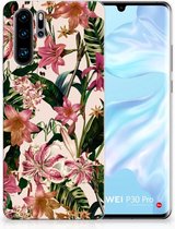 Huawei P30 Pro Uniek TPU Hoesje Flowers