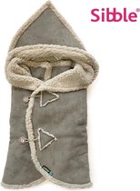 Voetenzak BabyBorger Teddy Lammy WarmGrey
