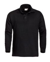 Santino Rick Polo sweater lange mouwen - Zwart - XXL