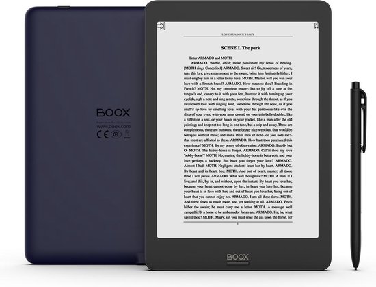 Onyx Boox Pro 7,8" E-inkt e-reader met Dual Touch, Android 6,... | bol.com
