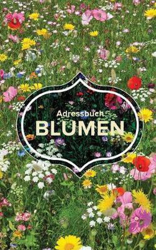 Adressbuch Blumen - cover