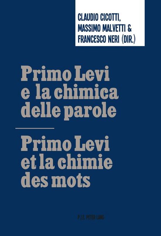 Primo Levi e la chimica delle parole / Primo Levi et la chim ... - cover
