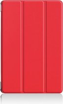 Shop4 - Samsung Galaxy Tab S4 10.5 Hoes - Smart Book Case Rood