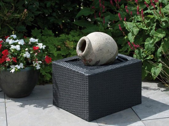 DecoWall Wicker IV rechthoekige omranding zwart voor container 40l — afbeelding 2