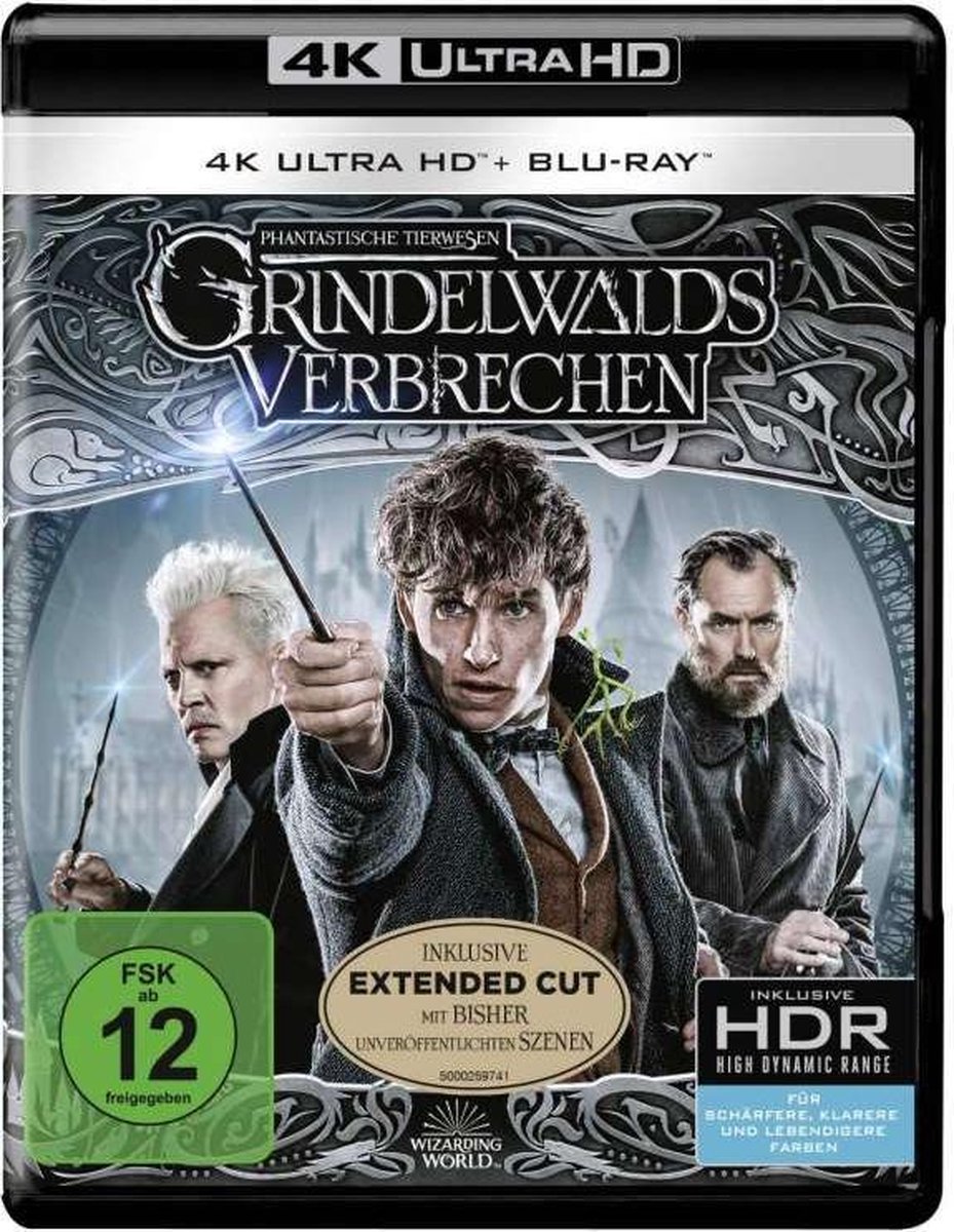 Fantastic Beasts: The Crimes Of Grindelwald (2018) (Ultra HD Blu-ray & Blu-ray)-