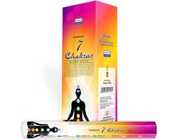 Darshan - 7 chakras - wierook - hexa - doos 6 pakjes