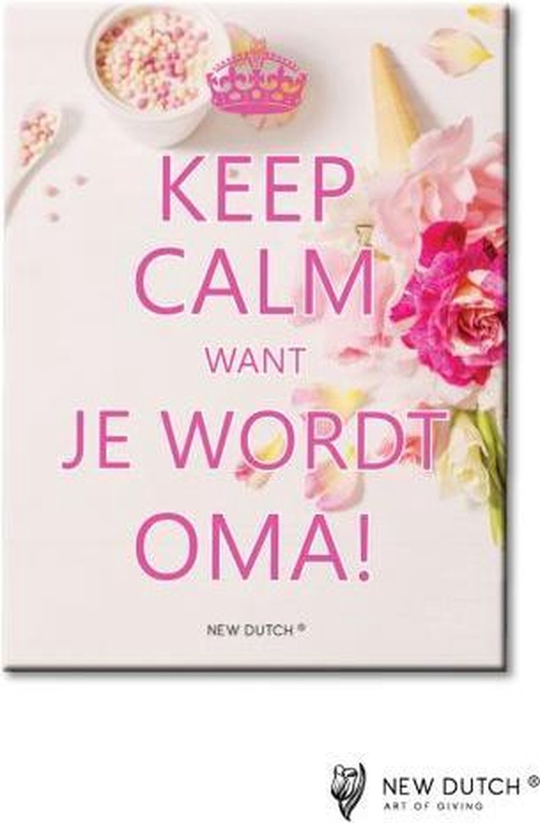 Onwijs bol.com | Keep Calm want je wordt OMA! - Tegel VR-84