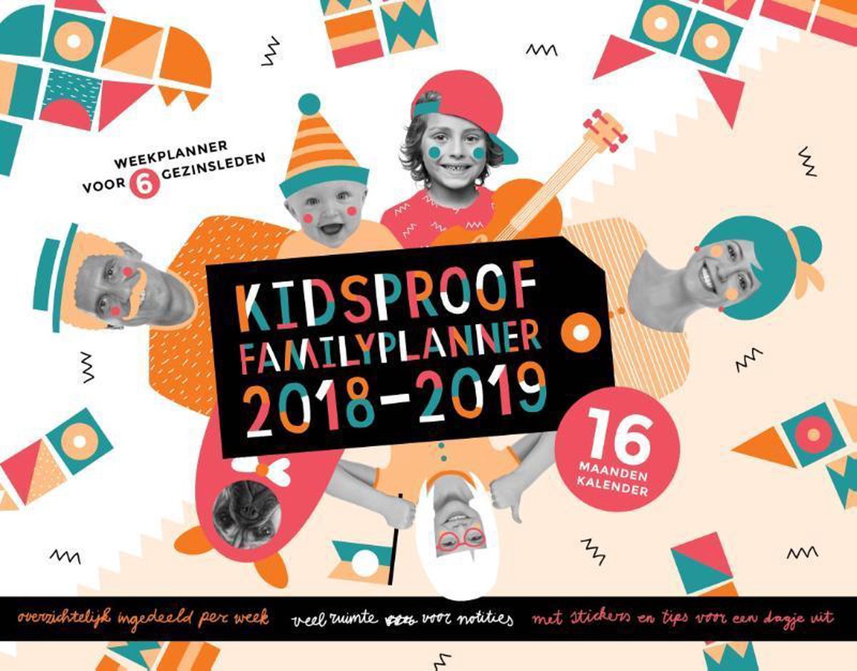 Kidsproof Familyplanner 2018 2019 Bol