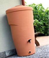 Regenton terracotta - 270 liter