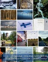 Suomi - Finland Notebook 120 Numbered Pages for Cornell Notes