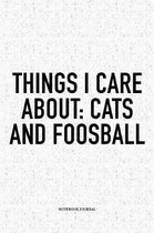 Things I Care About