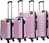 Quadrant 4 delige ABS Kofferset - Soft Pink