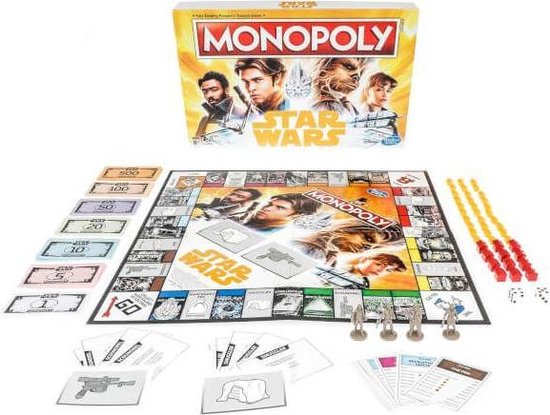 Thumbnail van een extra afbeelding van het spel Monopoly Star Wars Han Solo - Bordspel