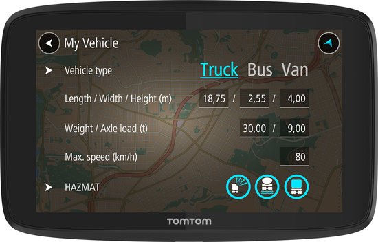 TomTom GO Professional 620 - Vrachtwagennavigatie - Europa