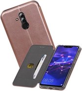 Slim Folio Case - Book Case Telefoonhoesje - Folio Flip Hoesje - Geschikt voor Huawei Mate 20 Lite - Roze