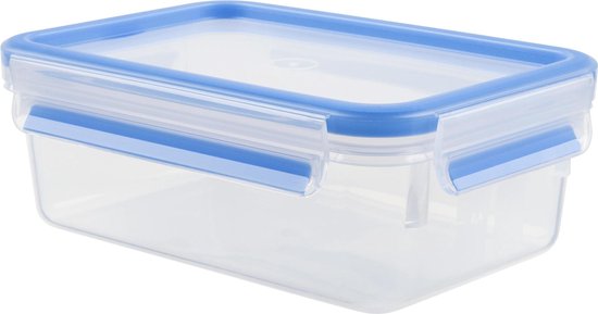Tefal K30211 boîte hermétique alimentaire Rectangulaire 0,55 L Bleu, Transparent 1 pièce(s)