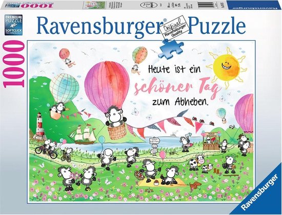 Kruik Toegeven eigenaar Ravensburger puzzel Een Mooie Dag om op te Stijgen - Legpuzzel - 1000  stukjes | bol.com