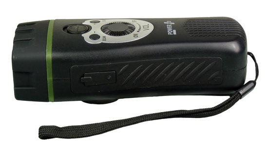 POWERplus Wolf dynamo zaklamp met radio
