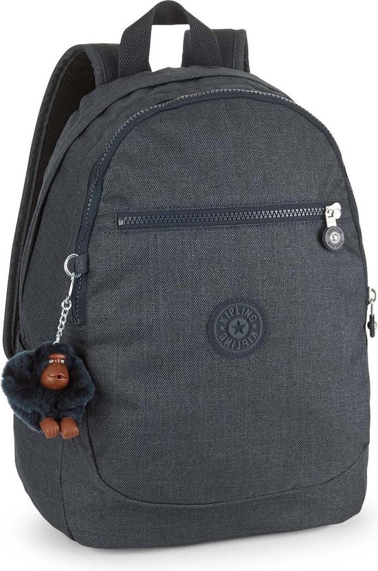 Kipling Clas Challenger Backpack Jeans True Blue | bol.com