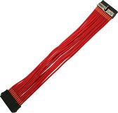 Nanoxia NX24V3ER ATX-kabel (24-polig, ATX, 24-polig, recht, rood