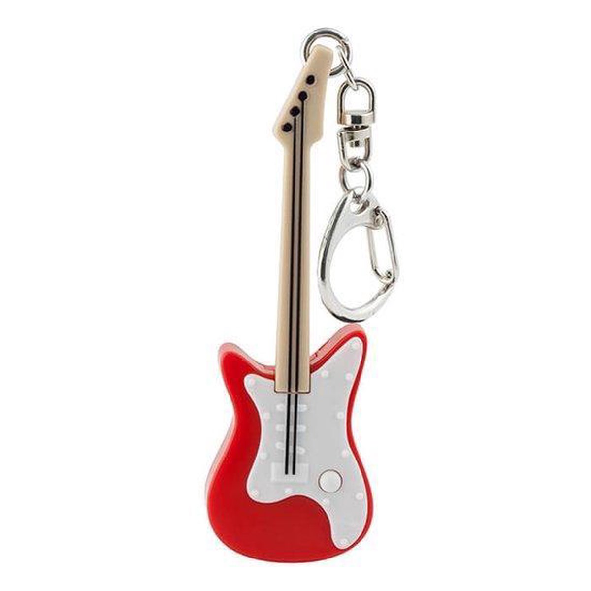 Kikkerland Sleutelhanger - Gitaar - Heavy Metal Sound - LED kleuren