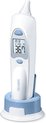 Sanitas SFT 53 Thermometer lichaam - Digitale koortsthermometer - Infrarood - Objecttemperatuur - Kamertemperatuur - Incl. 10 berschermkappen - Gebruik Smiley symbolen - 10 Geheugenplaatsen - Incl. batterijen en opbergbox - 2 Jaar garantie