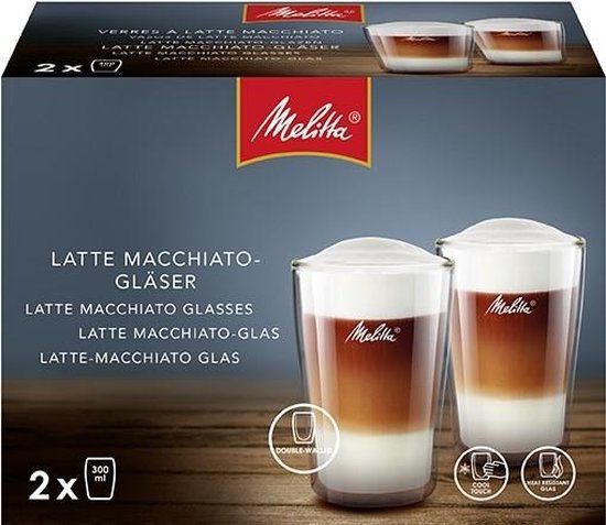 MELITTA - Latte Macchiato 300ml 2 Stuks - 6761118 | bol.com