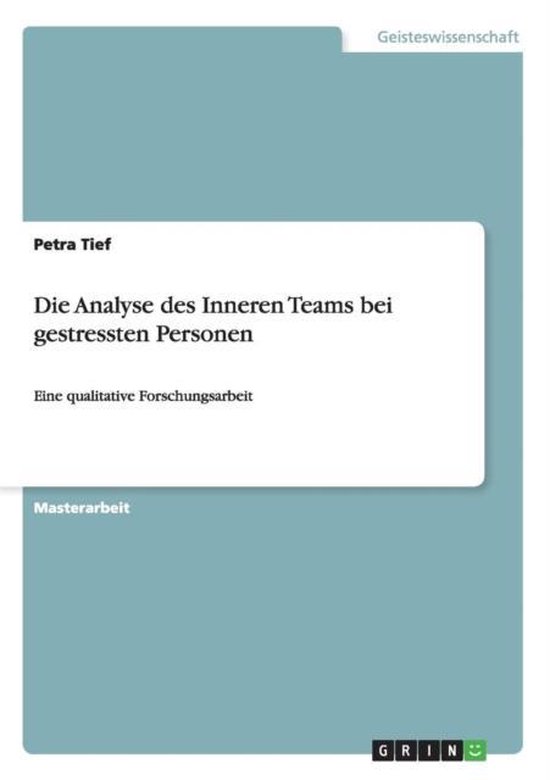 Die Analyse des Inneren Teams bei gestressten Personen - cover