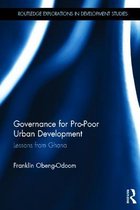 Governance For Pro-Poor Urban Development