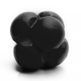 #DoYourFitness - Ballon de réaction - »HandsUp« - Balle réflexe / Speed ball pour le sport, les loisirs et la thérapie - 6,5 x 3,5 cm - noir