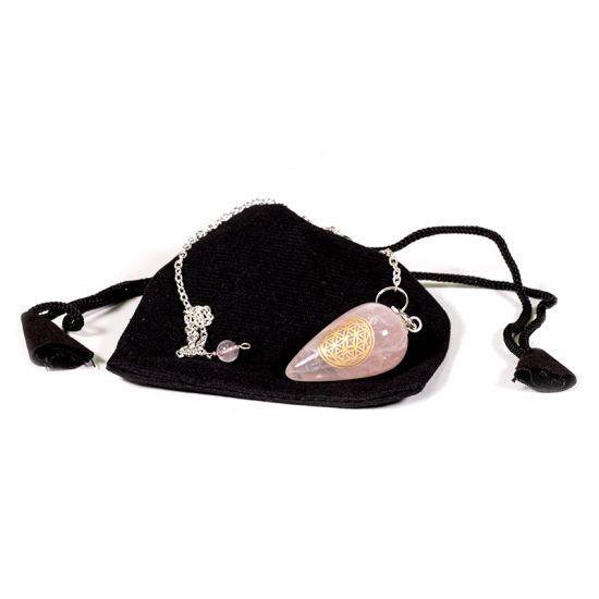 Yogi & Yogini Rozenkwarts Pendel