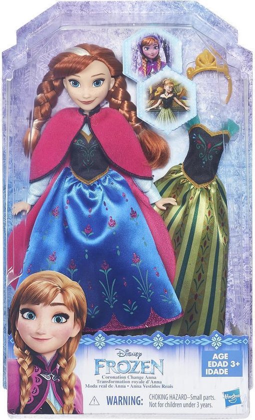 Hasbro Disney Frozen pop Coronation Change Anna |