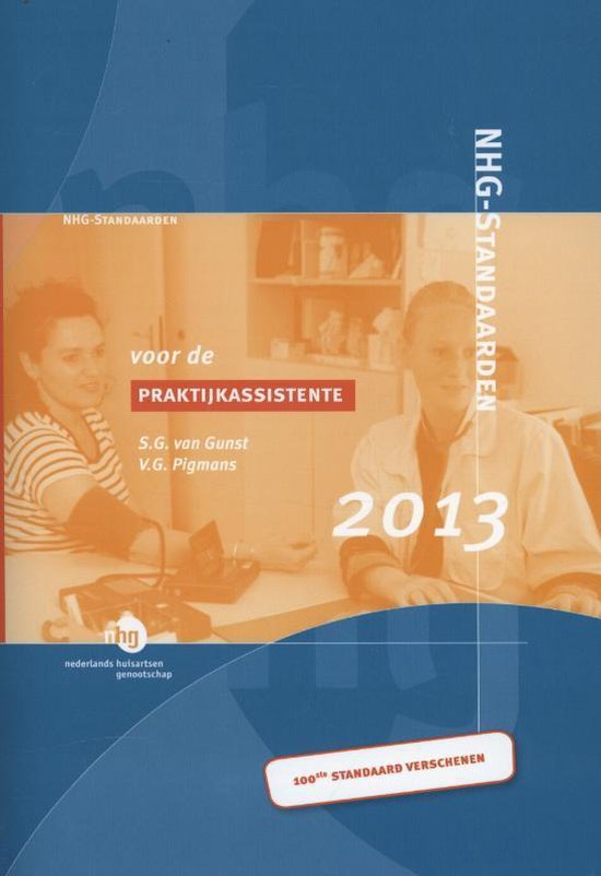 Cover van het boek 'NHG-standaarden voor de praktijkassistente  / 2013'