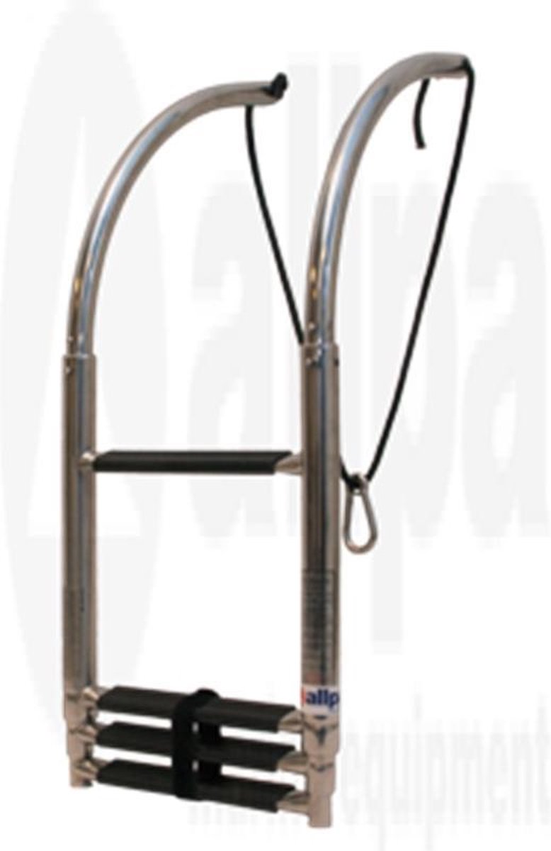 Allpa telescopische 4-treeds Zwemtrap voor Rubberboot