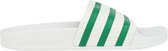 adidas Adilette Slippers - Maat 47 - Unisex - wit/groen