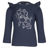 Longsleeve Femke poodle/midnight blue nOeser -  Maat  56