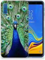 Geschikt voor Samsung A7 (2018) hoesje Design Pauw