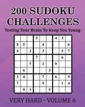 200 Sudoku Challenges - Very Hard - Volume 6