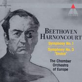 Beethoven: Symphonies 1 & 3 / Harnoncourt, CO of Europe
