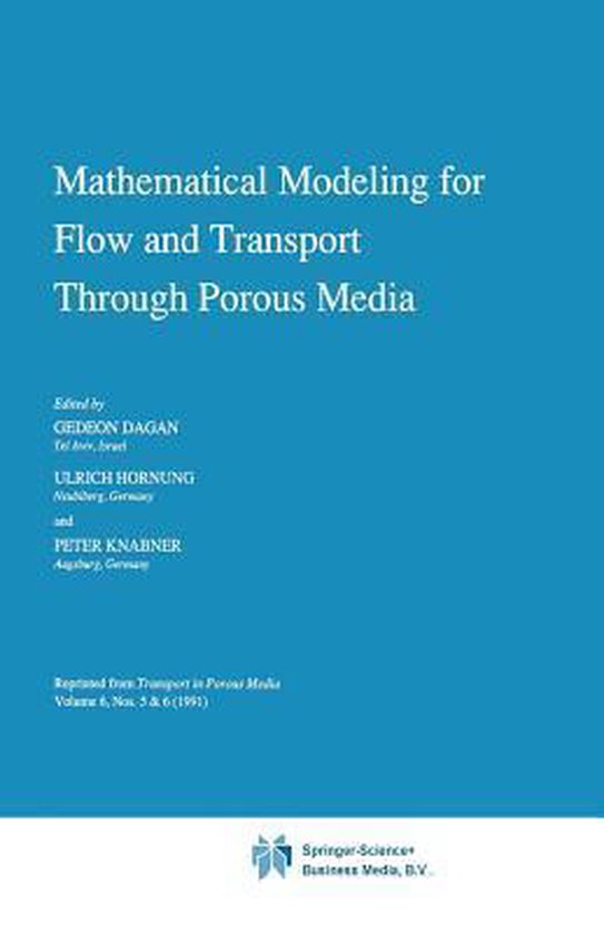 Mathematical Modeling for Flow and Transport Through Porous  ... - cover