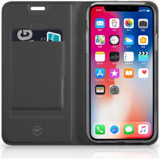 Coque iPhone XR avec fermeture magnétique Aquarelle Tiger