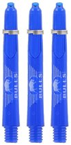 Bulls Glowlite Dart Shafts - Blauw - Short - (1 Set)