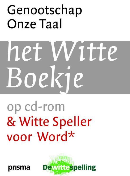 Cover van het boek 'Het witte boekje met spellingchecker'