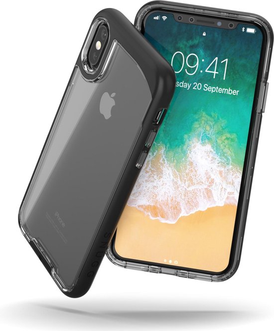 Snugg Apple iPhone X Ultra Thin Case [Clear serie] - zwart | bol.com