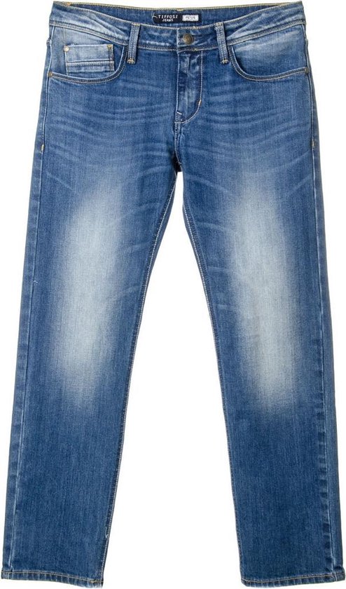 Tiffosi-jongens-broek/spijkerbroek/jeans regular fit Peter_78-kleur:  blauw-maat 164 | bol.com