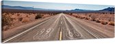 Route 66 - Canvas Schilderij Panorama 118 x 36 cm