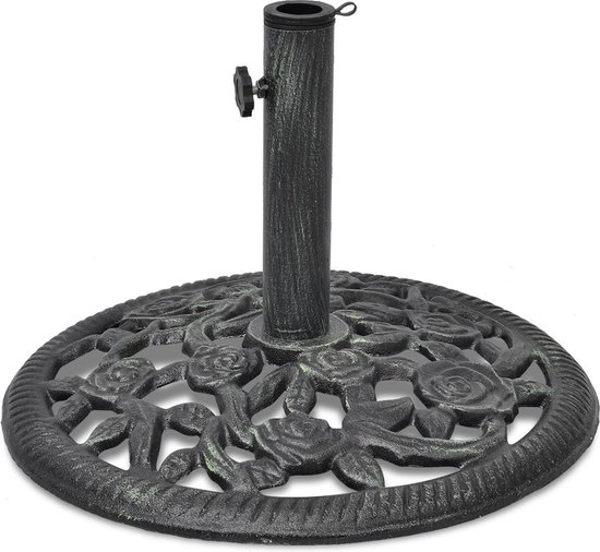 vidaXL - Parasolvoet - 12 - kg - 48 - cm - gietijzer